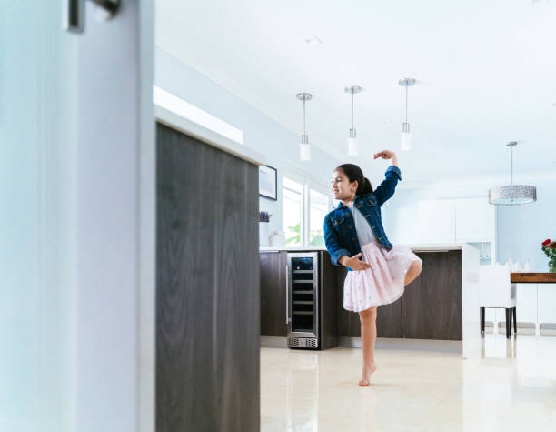 istock Little hispanic ballerina 1207440106