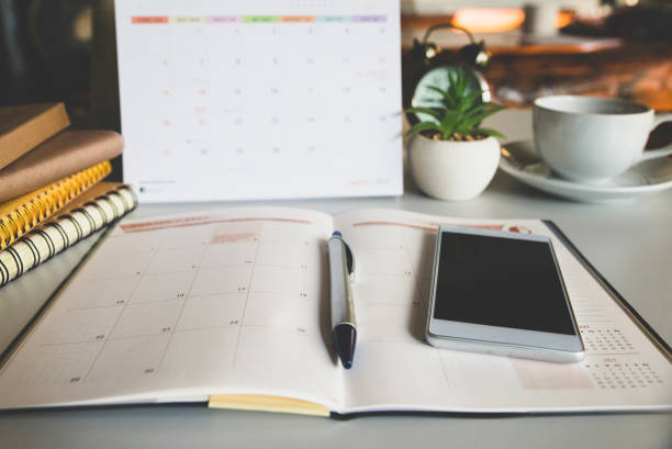 istock Diary Calendar and agenda for Planner 1207440277