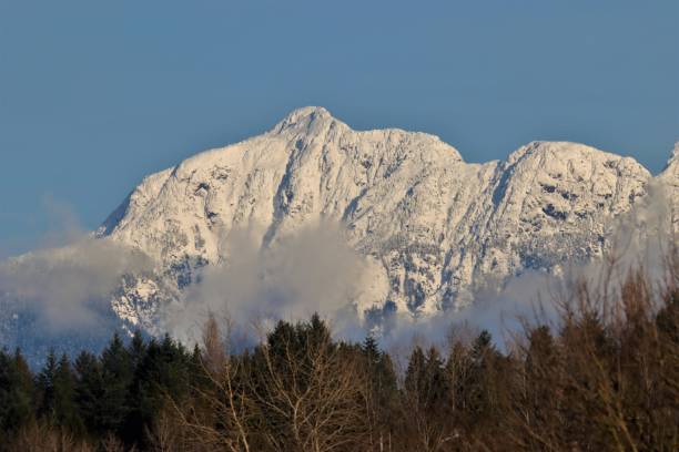 istock Snow covered peaks of the Coast Mountains (Golden Ears) 1207443160