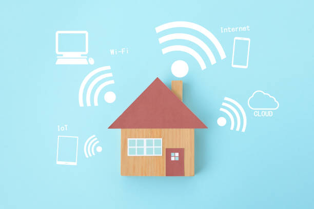 istock House object and Wi-Fi images 1207445047