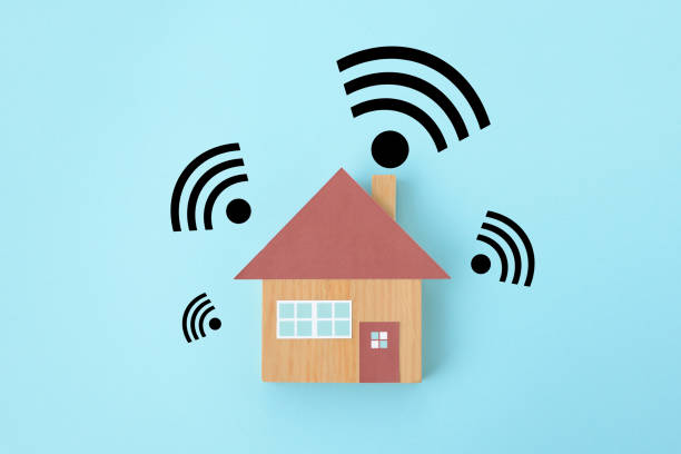 istock House object and Wi-Fi images 1207445086