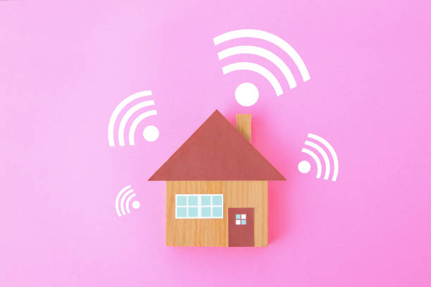 istock House object and Wi-Fi images 1207445104