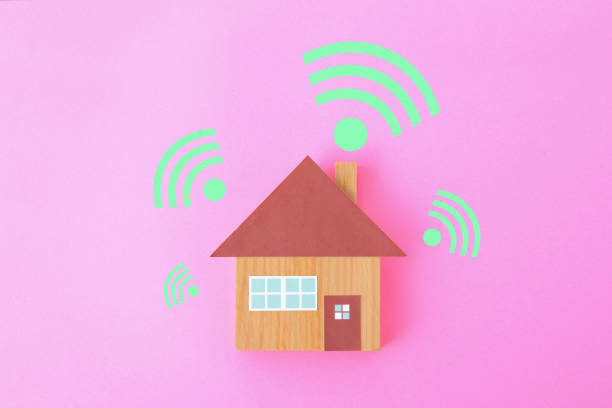 istock House object and Wi-Fi images 1207445113