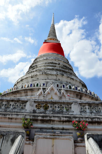 Buddha Relics Pagoda with, Sacred and Beautiful stock photo