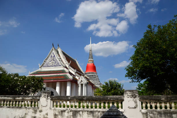 Buddha Relics Pagoda with, Sacred and Beautiful stock photo