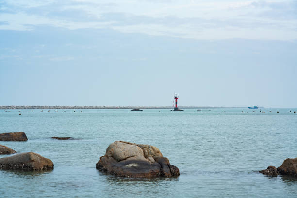 istock Sunset blues hour shantou city coastal scenery 1207452909