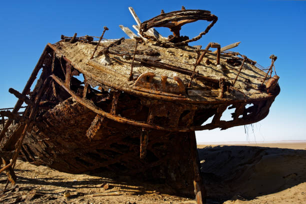 naufragio di eduard bohlen, skeleton coast, namibia, africa - bohlen foto e immagini stock