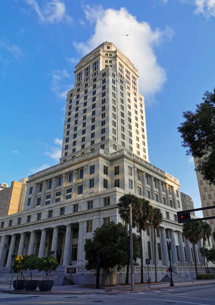 Dade County Courthouse in Miami stock photo