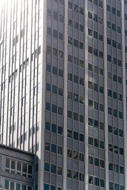 istock Office building exterior, modern architecture, close u 1207459776