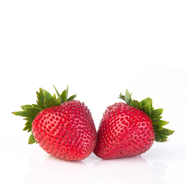 istock strawberry with concept on background 1207459830