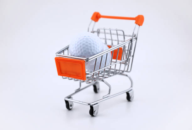 istock Golf balls in grocery cart 1207461157
