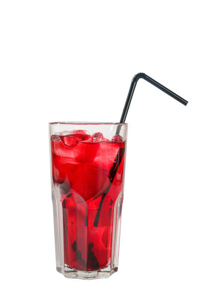 istock Summer cocktail on isolated white background 1207461912