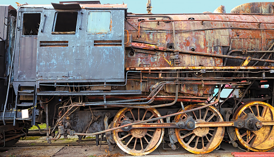 Old Rusty Locomotive