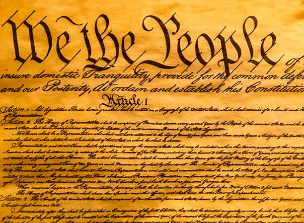 istock Close-up of the US Constitution 120746545