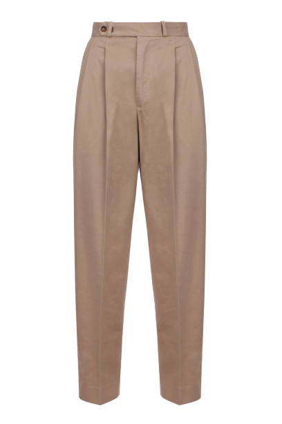 istock Front views of brown trousers 1207468674