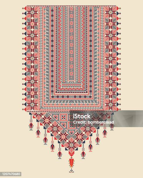 Palestinian Pattern Background Palestinian Pattern 23 Stock Illustration - Download Image Now ...