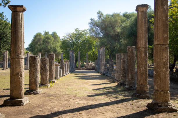 istock Ancient Olympia, Peloponnese, Greece 1207470746