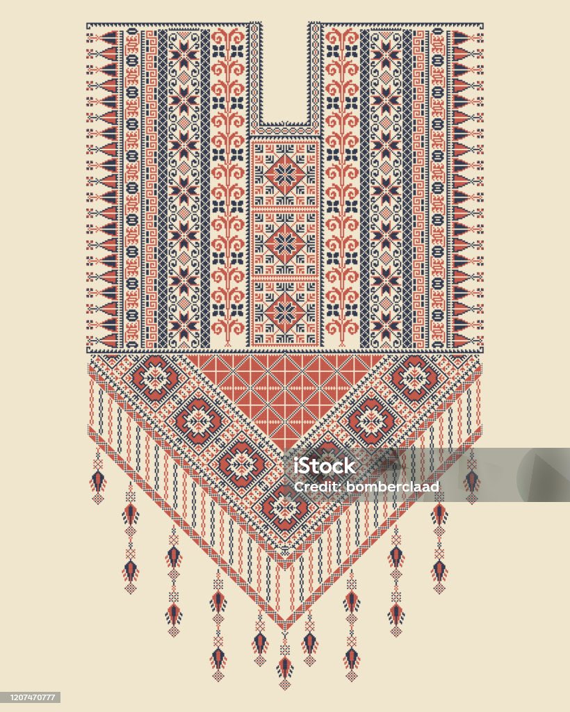 Palestaine Pattern Palestinian Pattern 21 Stock Illustration - Download Image Now ...
