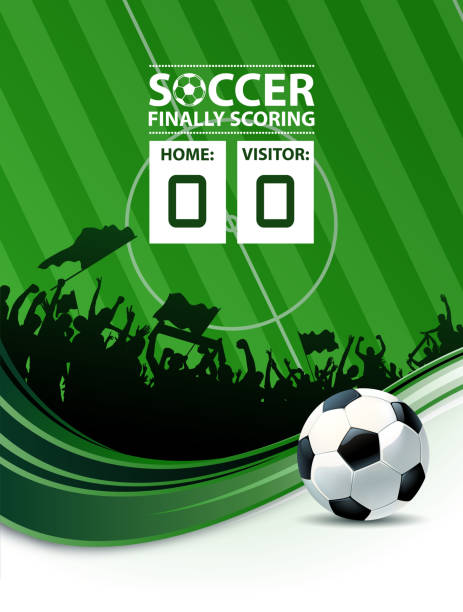 drawing of vector soccer season silhouette sign. Created by illustrator cs6. This file of transparent.