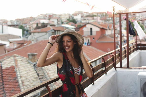 istock Woman in summer vacation 1207481839