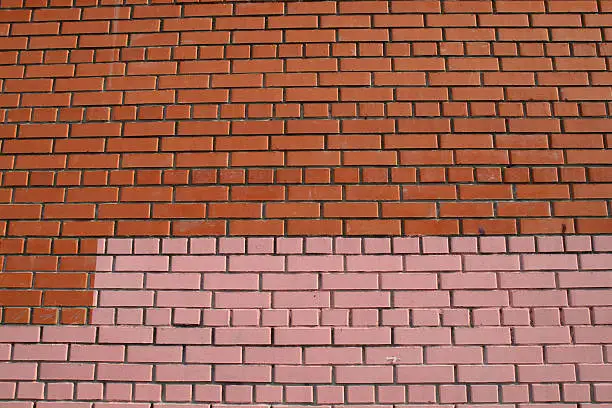 Brick wall close up