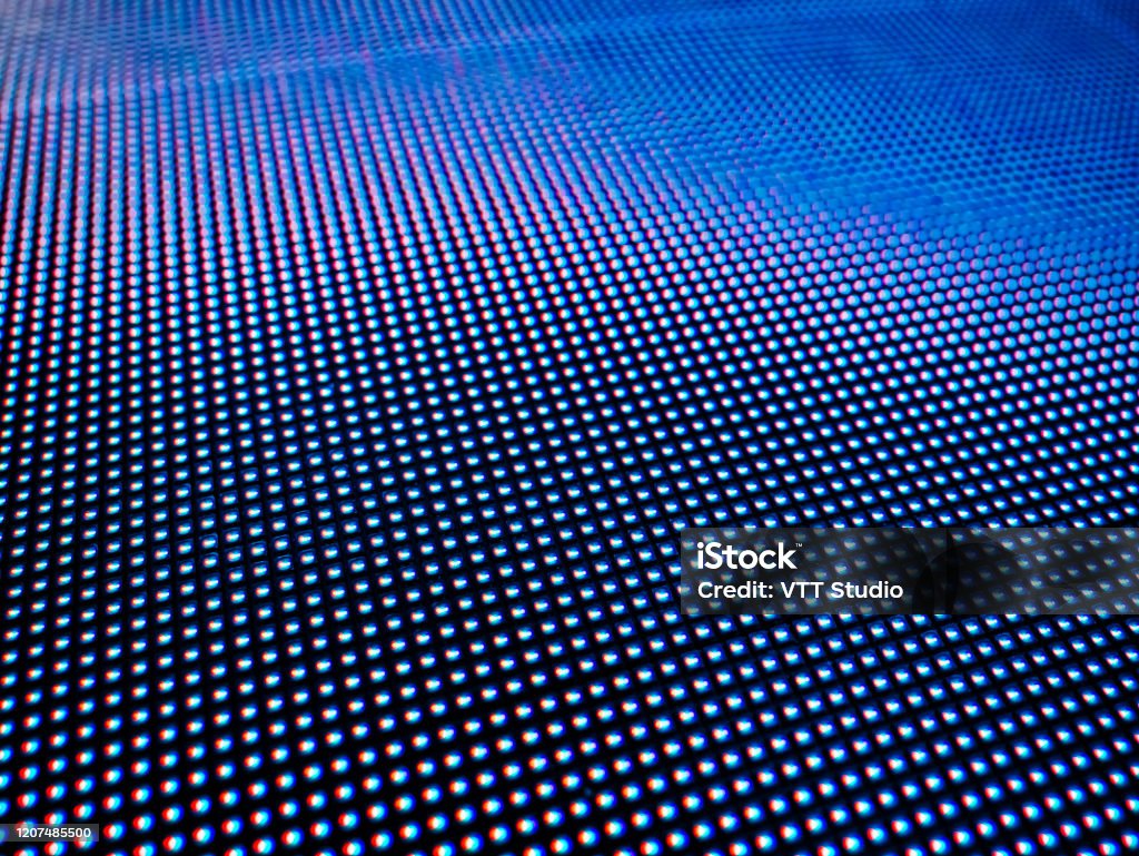 Led Light Digital Dot Pattern Abstract Technology Background Stock ...