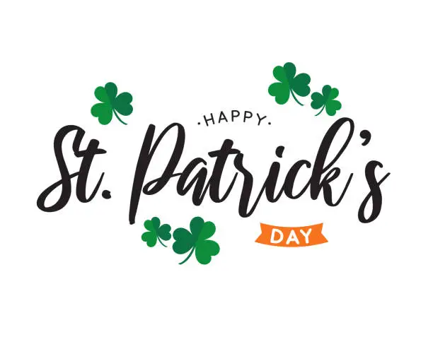 Vector illustration of Saint Patrick's Day card, poster, banner template. Vector