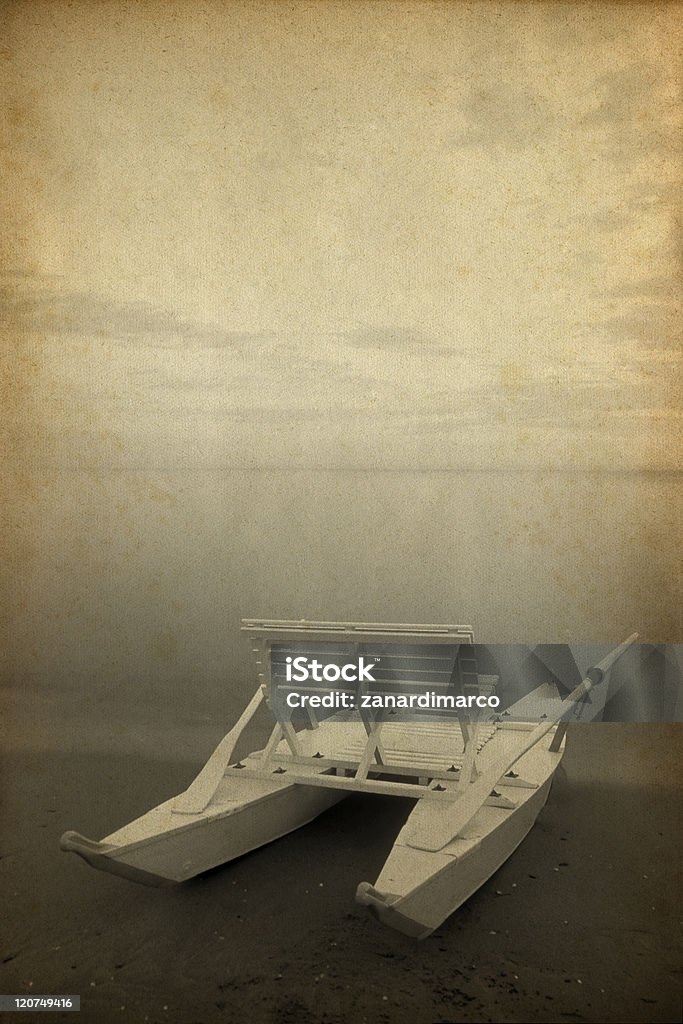 Old Fashioned estilo italiano clásico imagen de un barco de remos. - Foto de stock de Bote de pedales libre de derechos