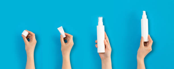 istock A female woman keeps cosmetics in a plastic jar 1207496912