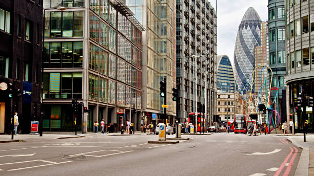 istock London Street at Financial District 1207499287