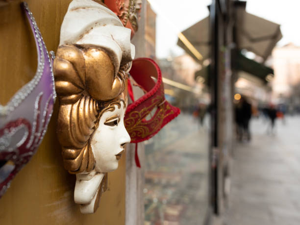 istock Carnival mask hanging for sale in Venice 1207502163