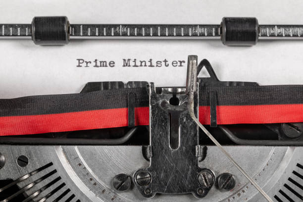 istock Prime Minister typed on a classic typewriter 1207505608