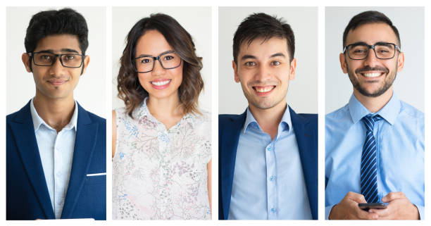 istock Group of cheerful confident young citizens looking at camera 1207508704