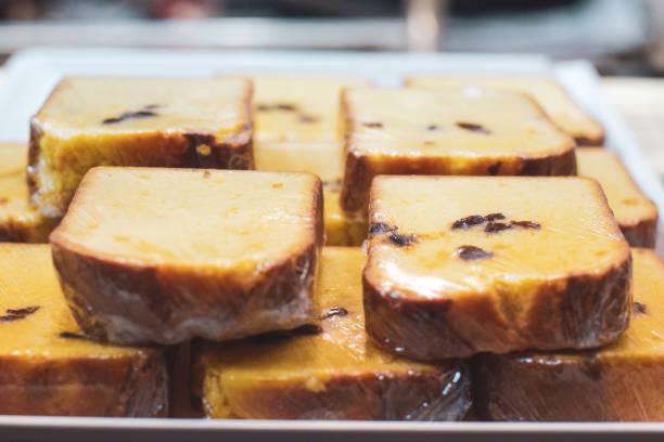 istock Thick slices of cakes wrapped in plastic 1207508881