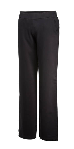 istock Black sweatpants isolated on white background 1207509340