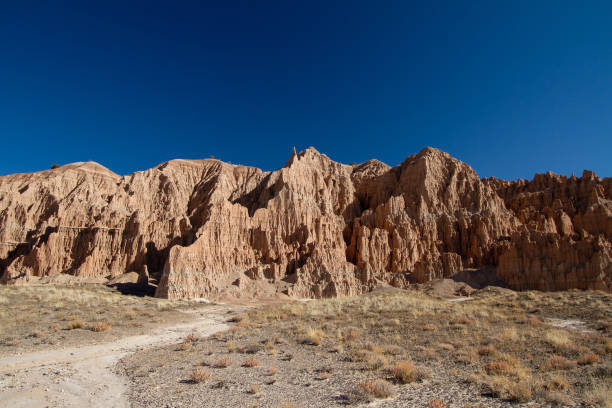 istock Desert landscape. beautiful rock formations under a clear blue sky. 1207515142