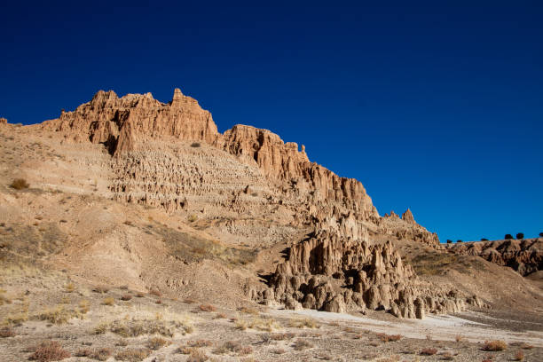 istock Desert landscape. beautiful rock formations under a clear blue sky. 1207515183