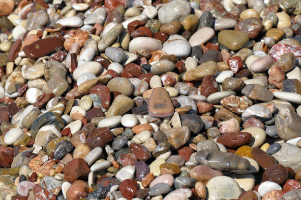 istock Structure of many pebble beaches in Peloponnese 1207522087