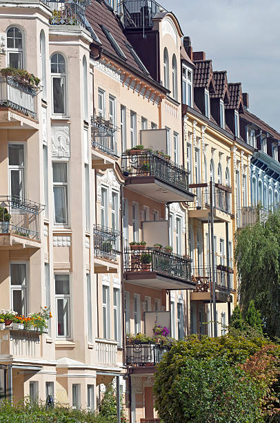 istock Art nouveau buildings in Kiel, Germany 120752212