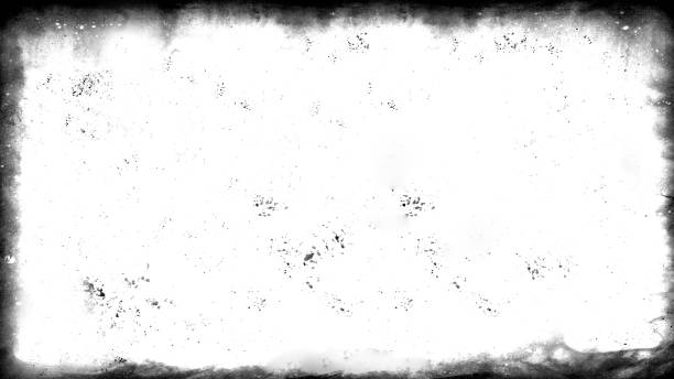 istock Aged surface with scratches and spots on the white background.Background or mask 1207525610