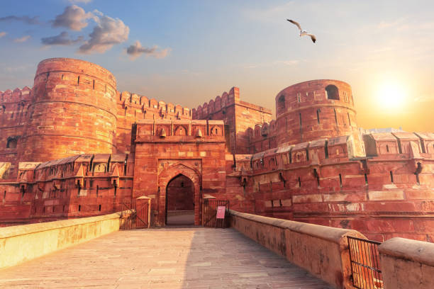 istock Red Agra Fort, main gate, Uttar Pradesh, India 1207532046