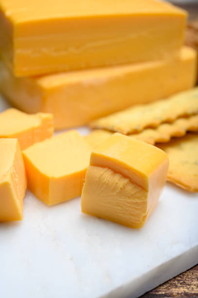 istock British yellow Chester creme cheese made from cow milk 1207532361