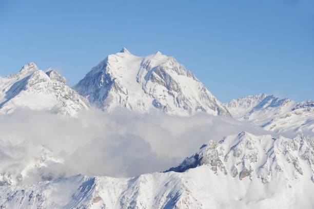 istock French Alps in Courchevel ski resort 1207535717