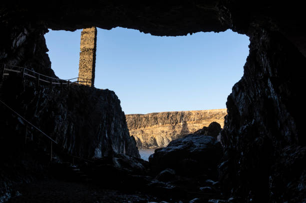 istock Entrance to the cave in Ajuy 1207538542