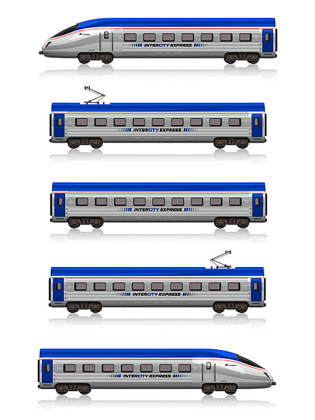 都市間列車の設定 - train public transportation passenger train locomotive ストックフォトと画像