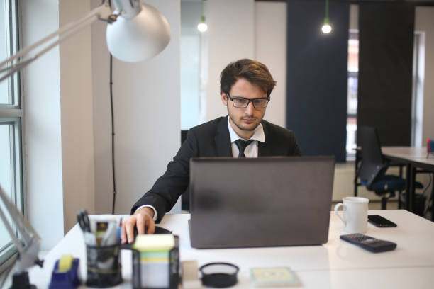 istock Portrait of young  businessman at work. 1207538993
