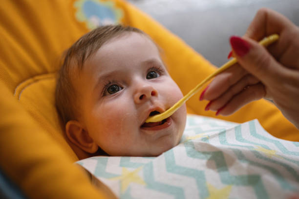 istock She is realy into carrot puree 1207539126