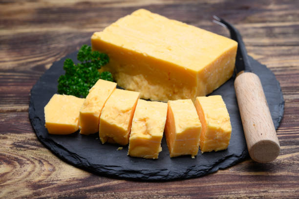 istock British hard cheese made from cow milk matured cheddar from Somerset 1207540357