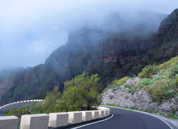istock Difficult accessible hidden in mountains and ravines small scenery village Masca, Tenerife, Canary islands, Spain 1207542962