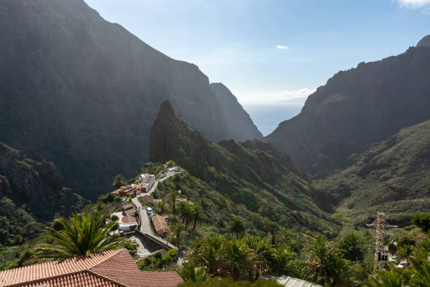 istock Difficult accessible hidden in mountains and ravines small scenery village Masca, Tenerife, Canary islands, Spain 1207542963
